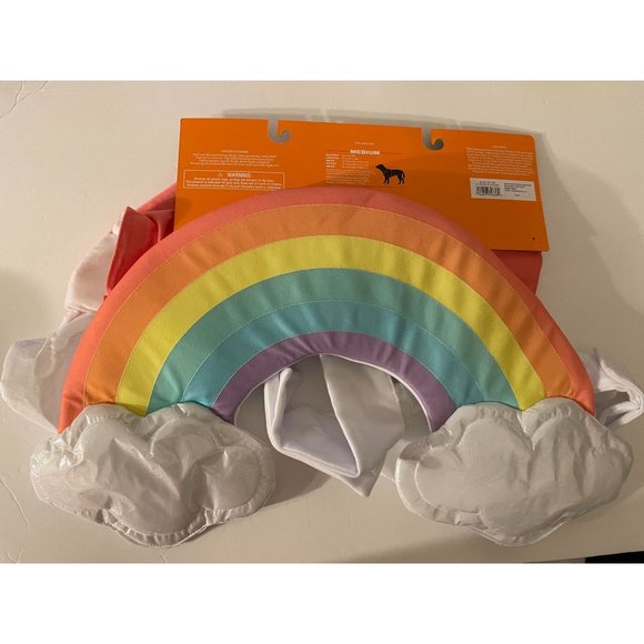 Hyde and Eek Other - NWT- Hyde and Eek Rainbow Dog Halloween Costume Sz M